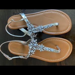 Women’s jeweled sandals